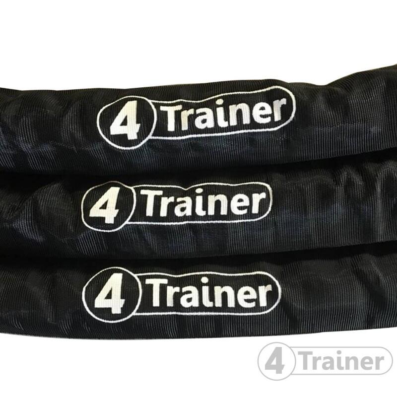 Corde Ondulatoire Pro - BATTLE ROPE - 15 Mètres - 4TRAINER