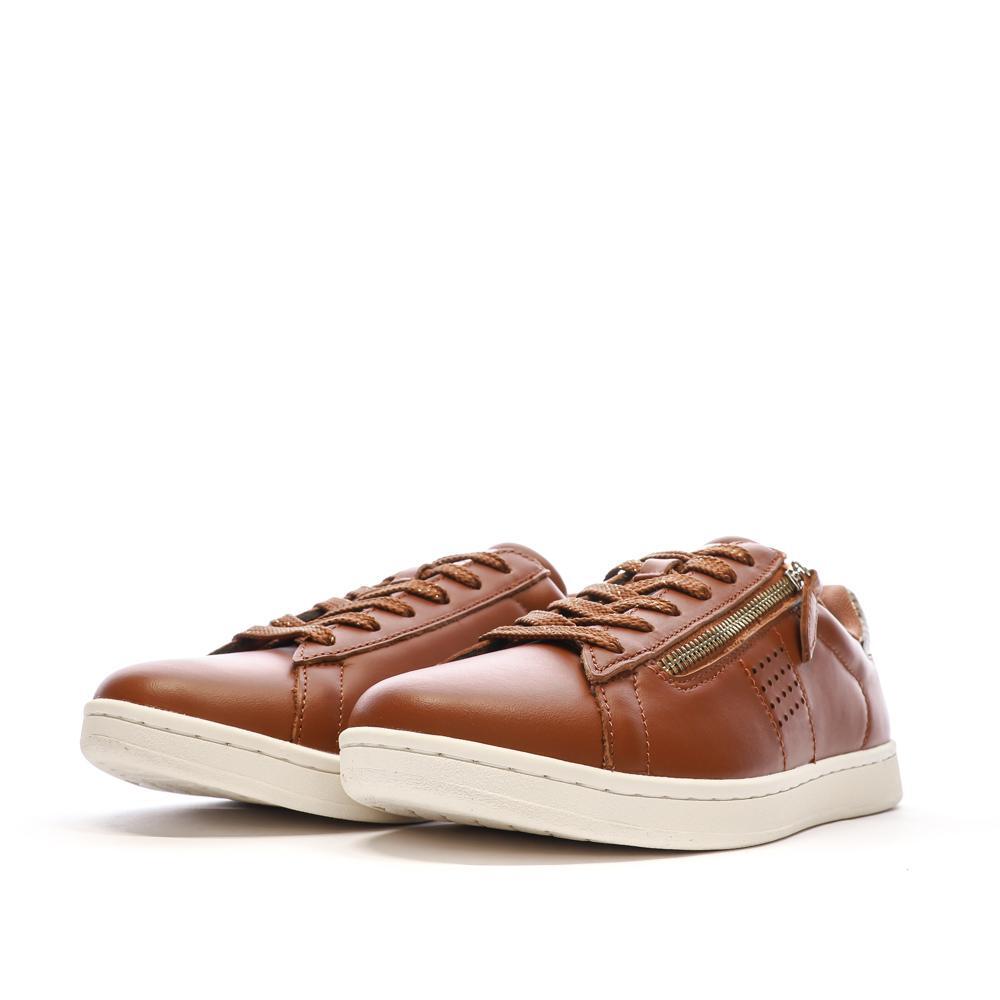 Baskets zippées Femme - LORAZIP Cognac 6/7