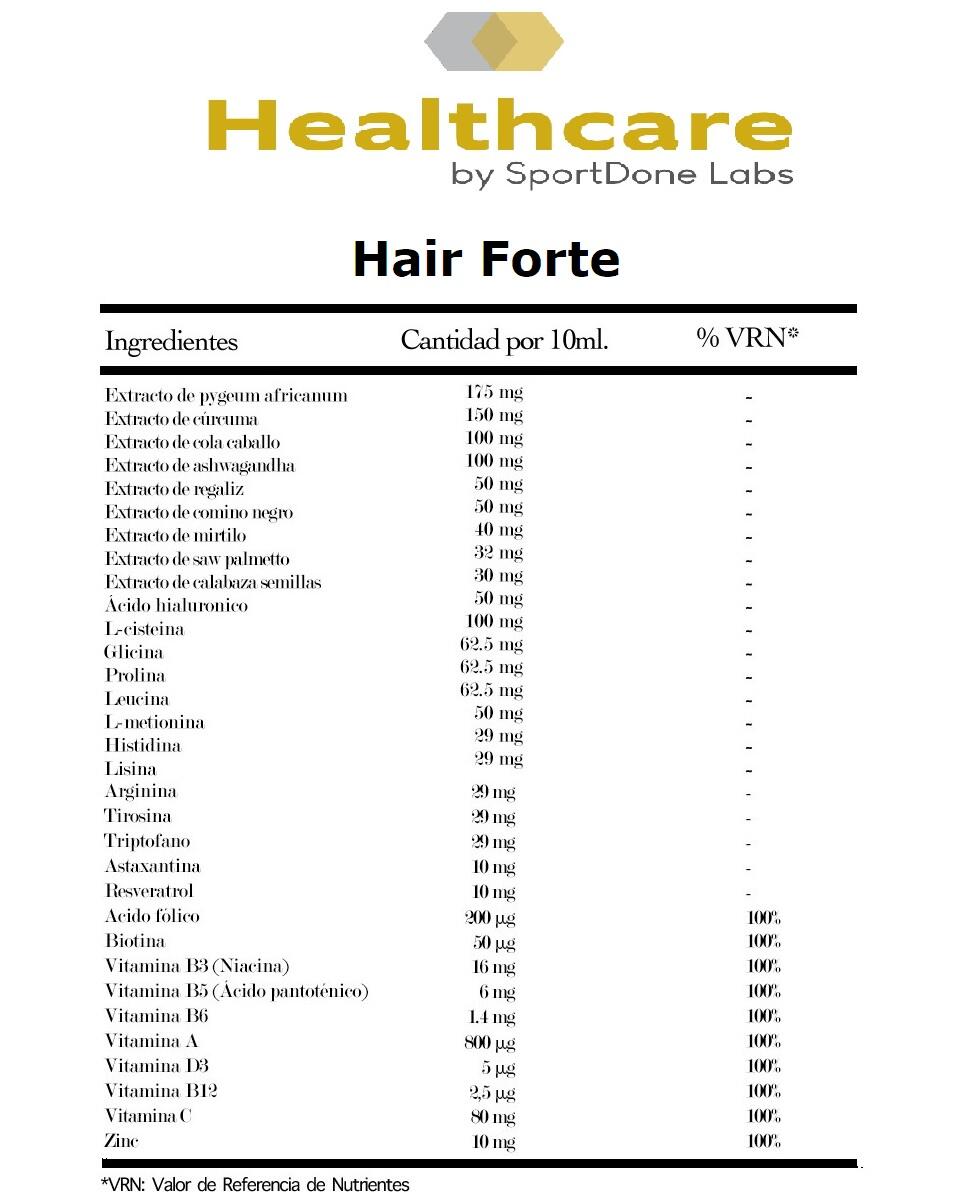HAIR FORTE 3 x 20 TRINKAMPULLEN – GEGEN HAARAUSFALL UND ZUR STÄRKUNG DER HAARE 2/2