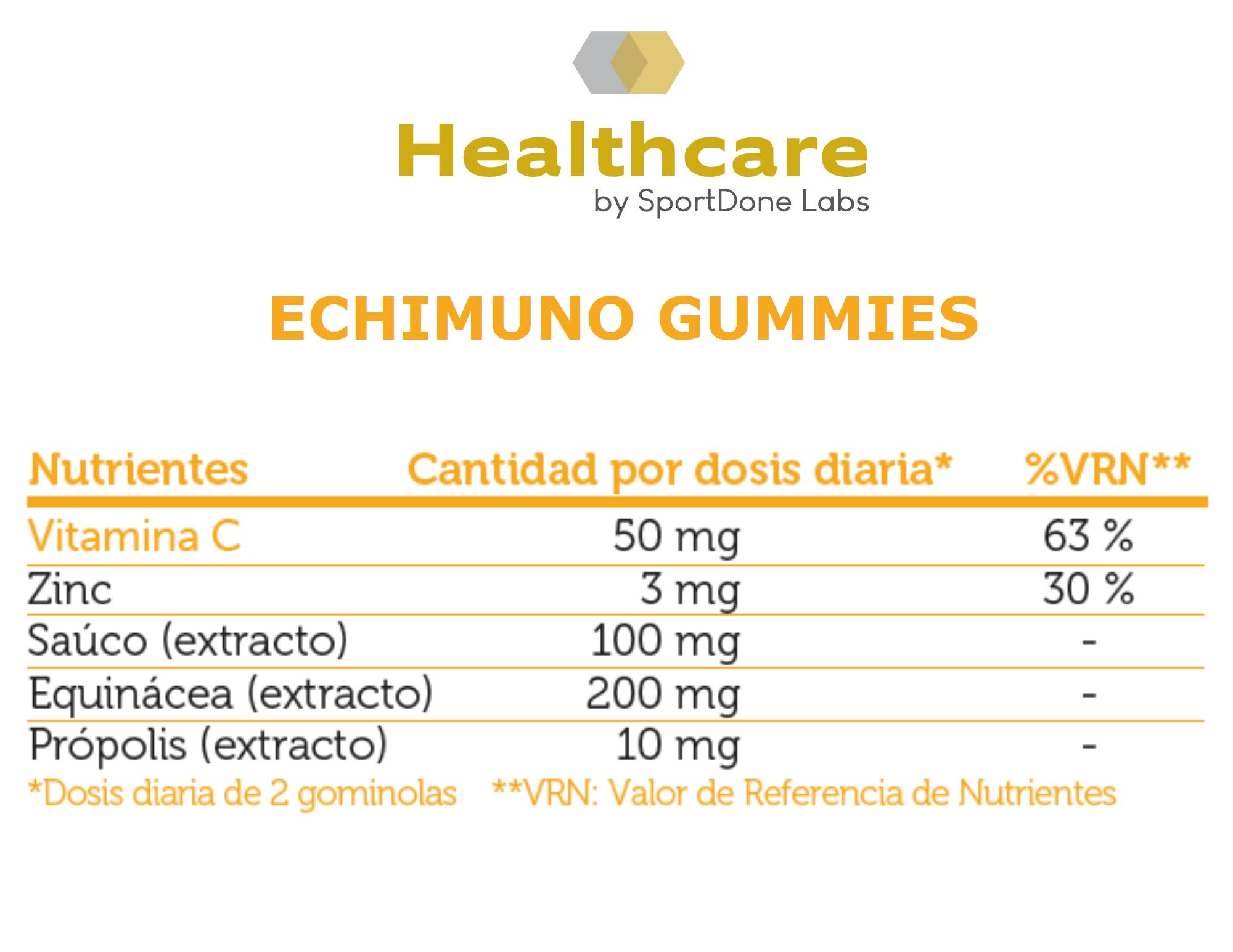 ECHIMUNO DEFENSAS GUMMIES HIMBEERGESCHMACK 60 GUMMIES 2/2