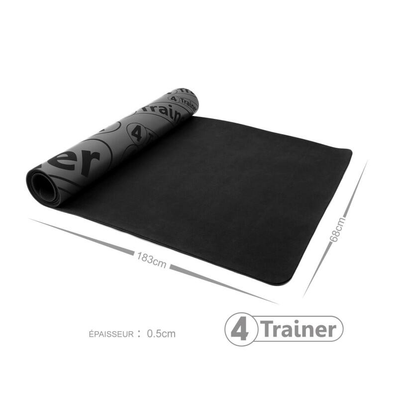 Tapis de Yoga - Mobilité - Noir - 4TRAINER