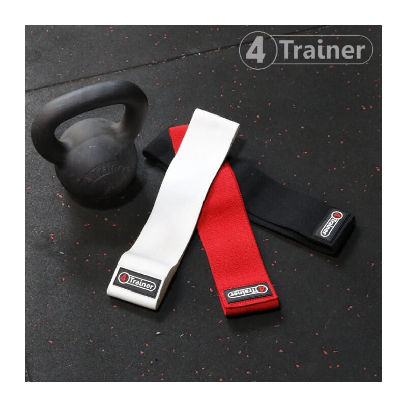 Squat Band - Bande de Résistance en Tissu - Heavy - Rouge - 4TRAINER