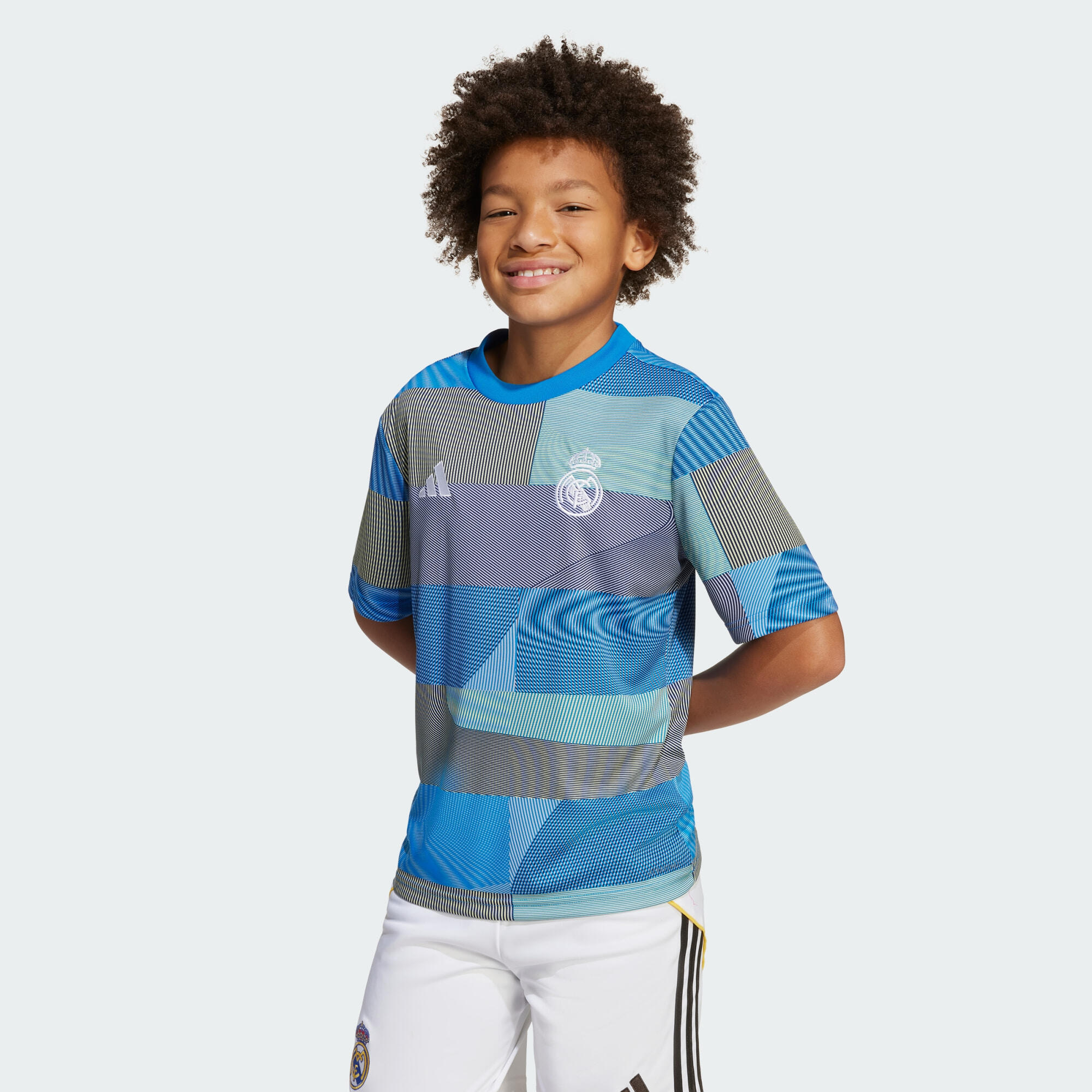 Real Madrid 25/26 Pre-Match Voetbalshirt Kids 3/7