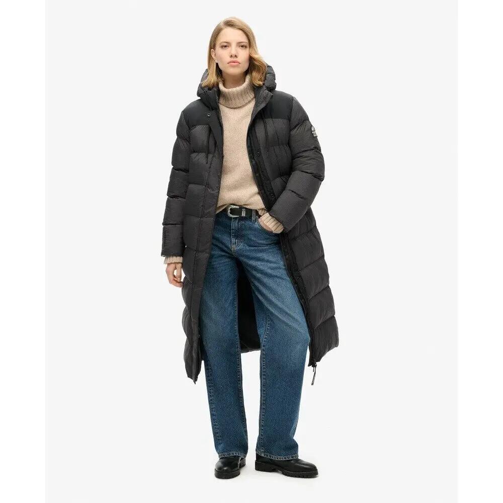 Veste matelassée longue en ripstop 2/7