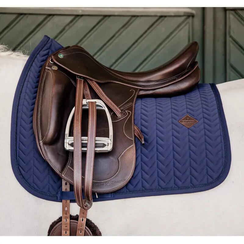 Kentucky Zadeldek Fishbone Blauw -