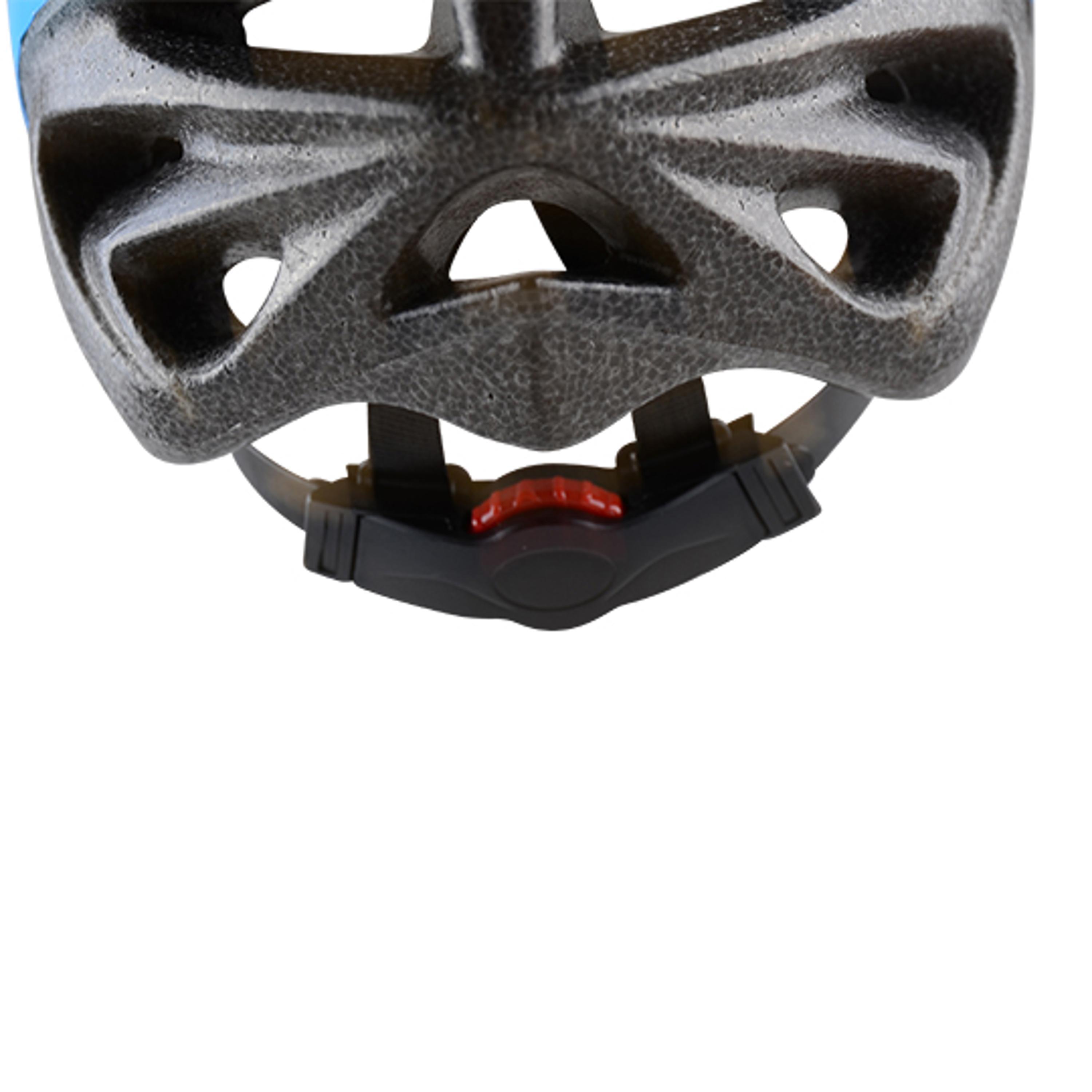 Casque de vélo Optimiz pour adultes - Bleu/Blanc 4/7