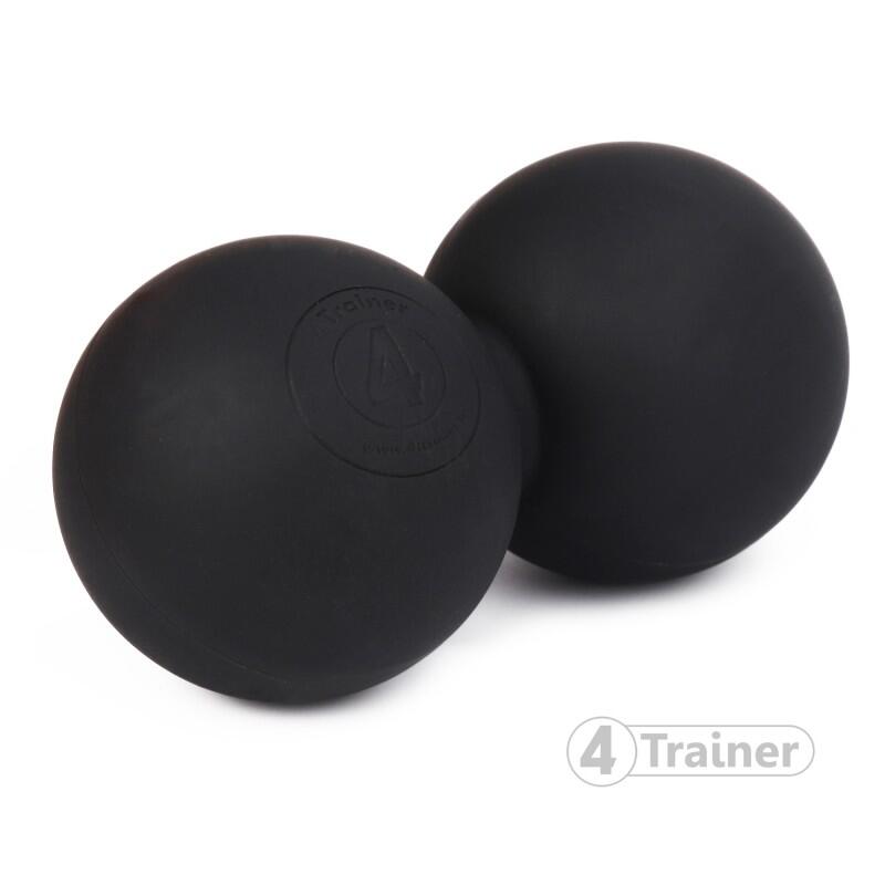 Double Balle de Massage Lacrosse - Noir - 4TRAINER
