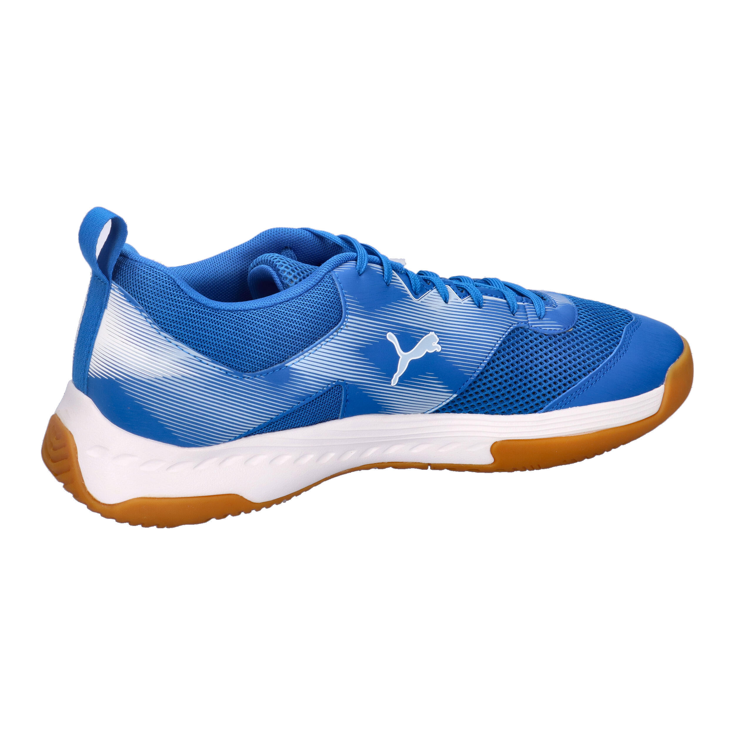 Puma VARION 3 Indoor Unisex Hallenschuhe Sneaker Schnürschuh 109096 03 Blau 15/15