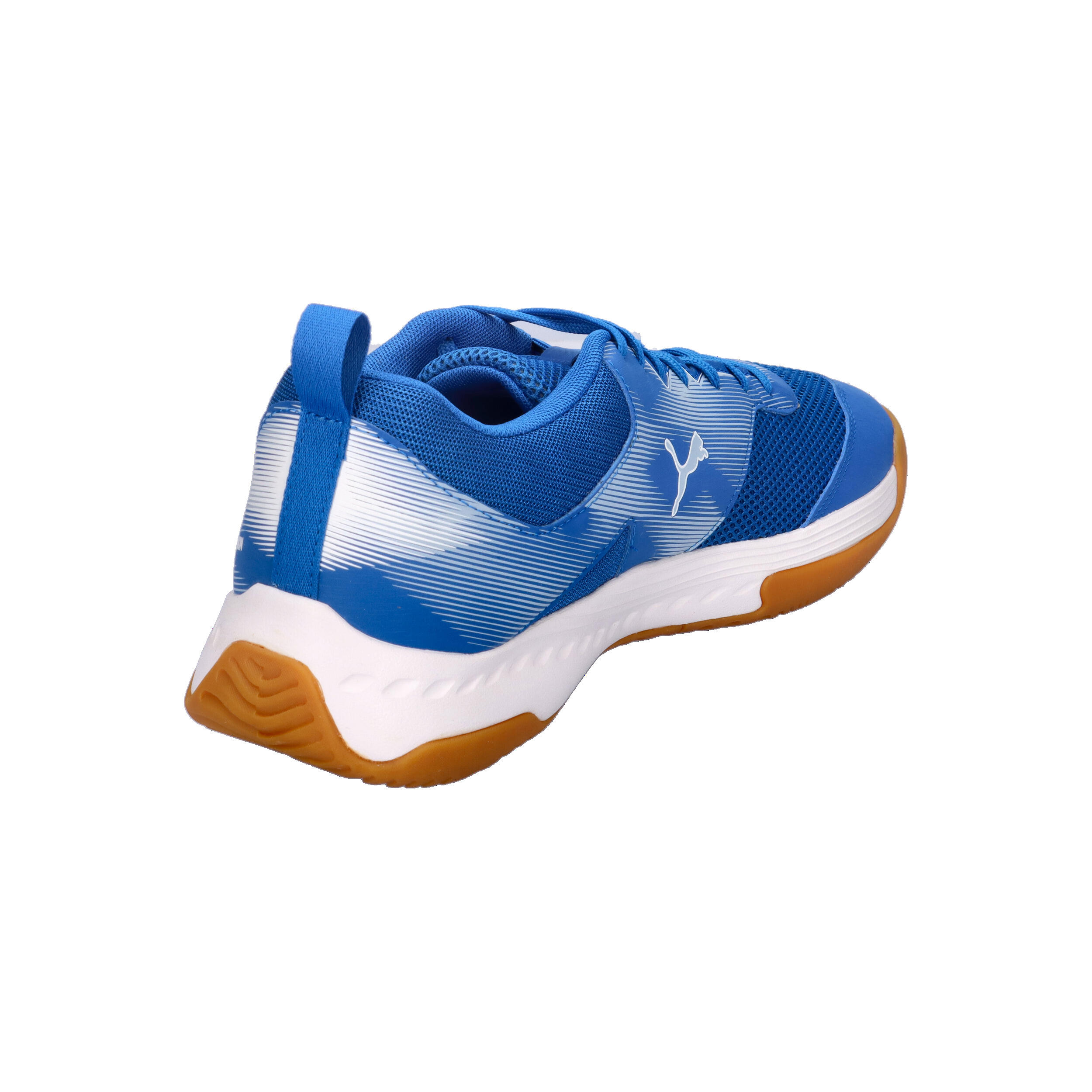 Puma VARION 3 Indoor Unisex Hallenschuhe Sneaker Schnürschuh 109096 03 Blau 14/15