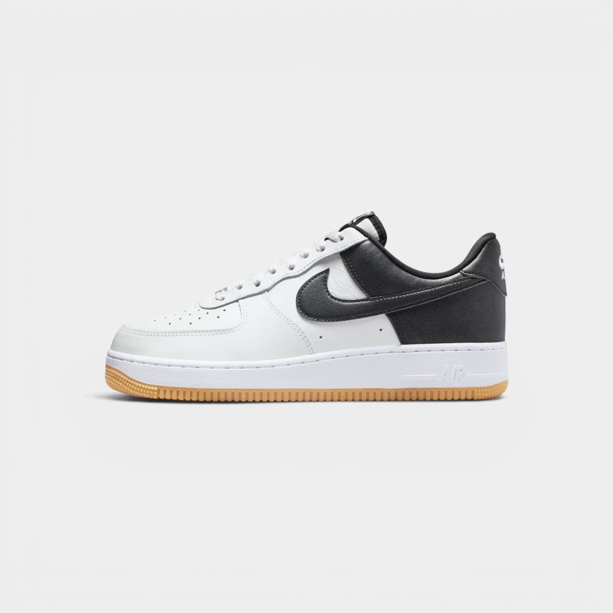 Nike Air Force 1 Low '07 LV8 White Black Metallic Silver 2/3