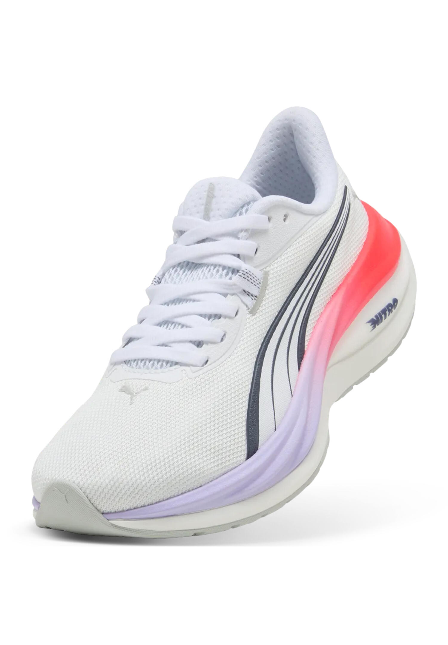 PUMA Kinder Electrify NITRO 5 JR Laufschuh 31403903 White Red Lavender Depths 4/5