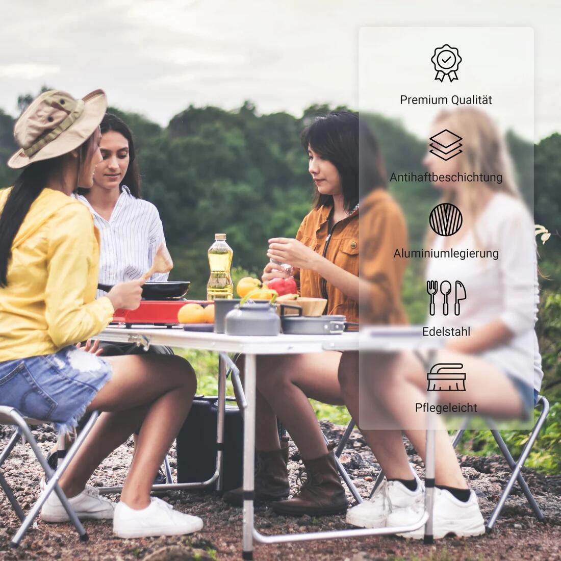 Camping Kochgeschirr Set 5/5