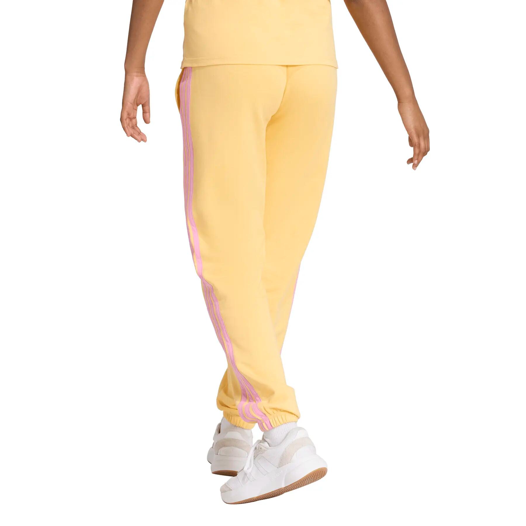 Pantalone da jogging con risvolto donna adidas Essentials 3-Stripes 3/6