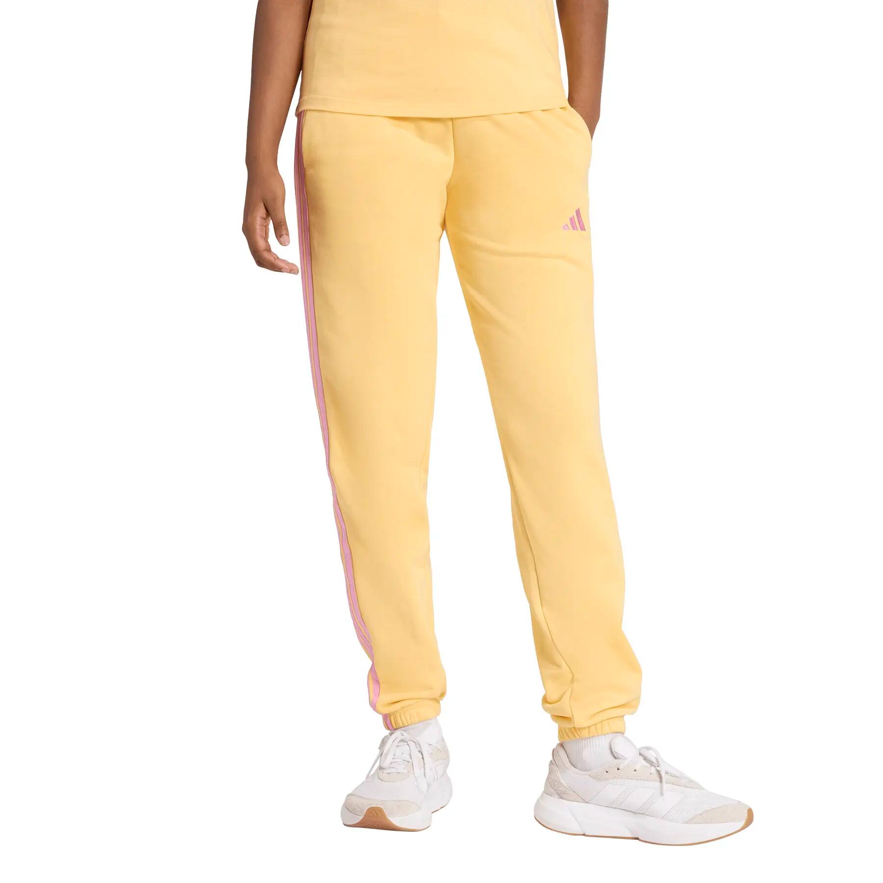 Pantalone da jogging con risvolto donna adidas Essentials 3-Stripes 2/6