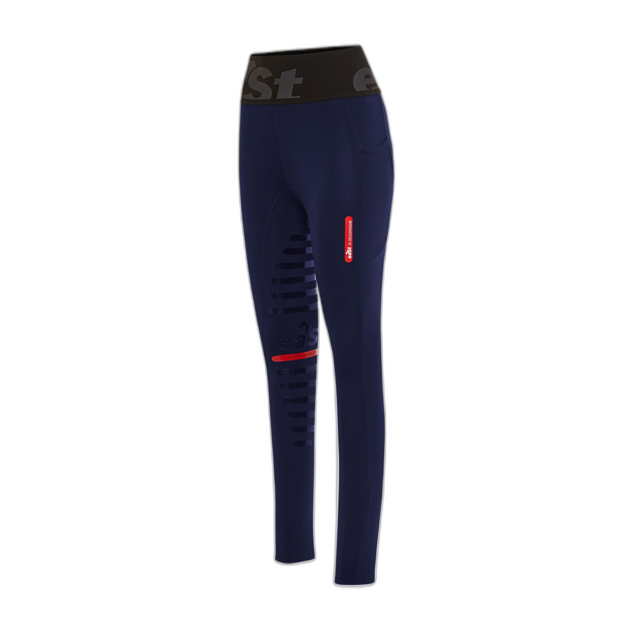 Reitleggings full grip hohe Taille Frau eaSt Reggings® R1 1/2
