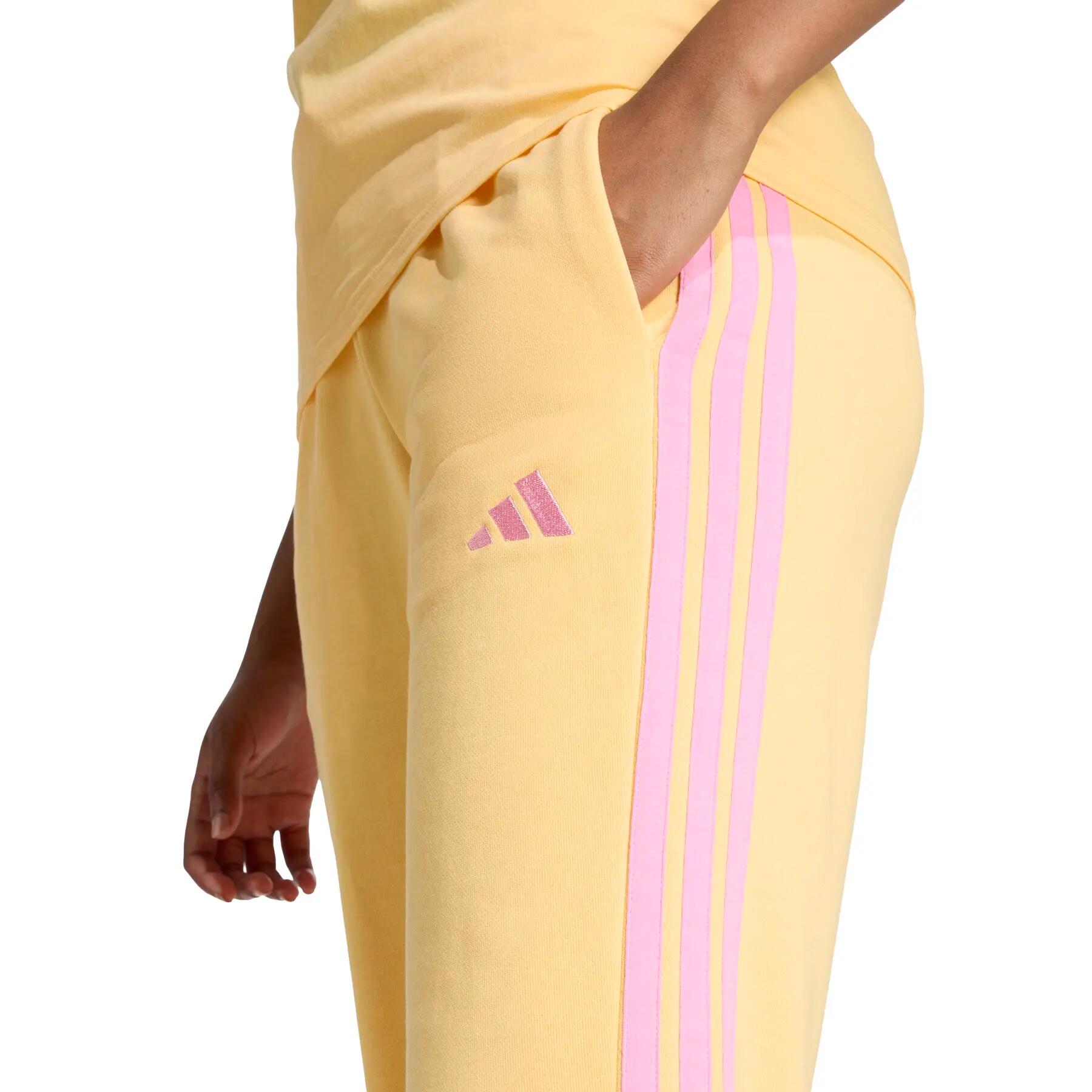 Pantalone da jogging con risvolto donna adidas Essentials 3-Stripes 6/6