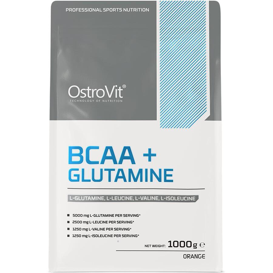 OstroVit BCAA + Glutamine 1000g orange