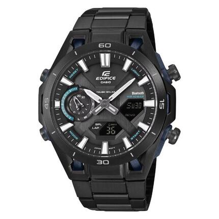 Casio Analoog En Digitaal Horloge Zwart/Zwart ECB-2300DC-1AEF