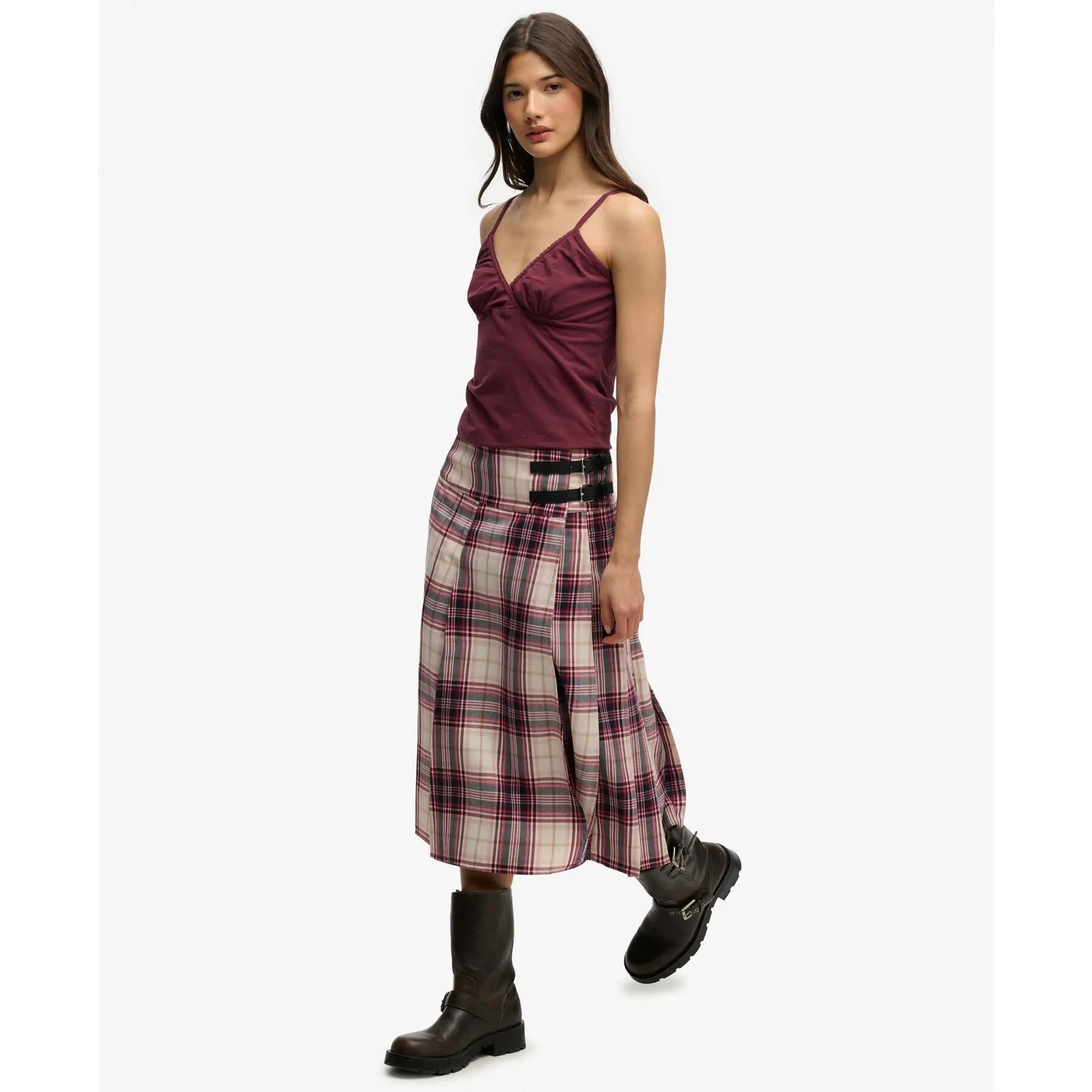 Jupe plissée femme Superdry 3/5