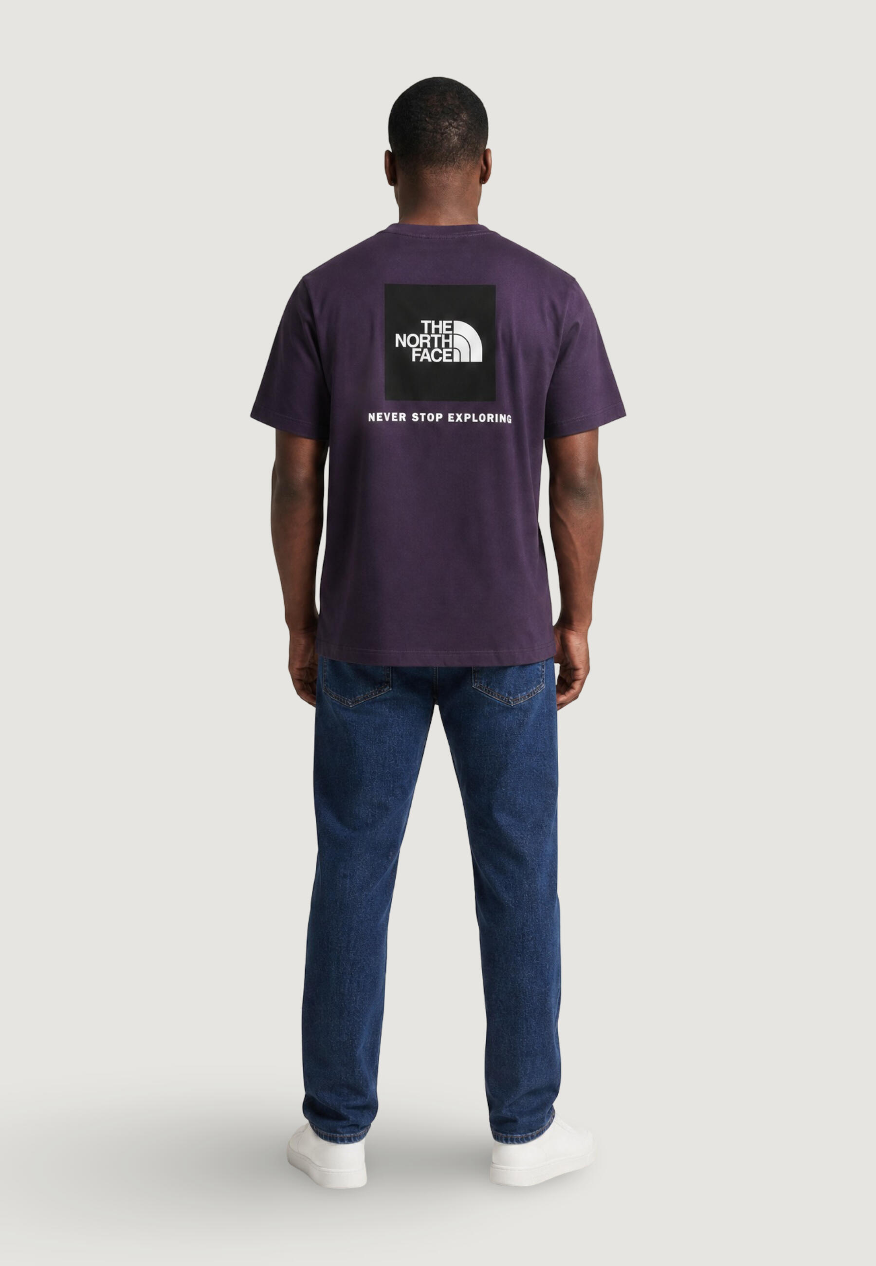 t-shirt crop top M EVOLUTION BOX NSE REGULAR SHORT SLEEVE HOMME violet 4/5