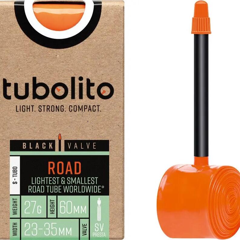 Tubolito S-Tubo Road Lightweight Inner Tube 700 mm Presta 60 mm (Black Valve)