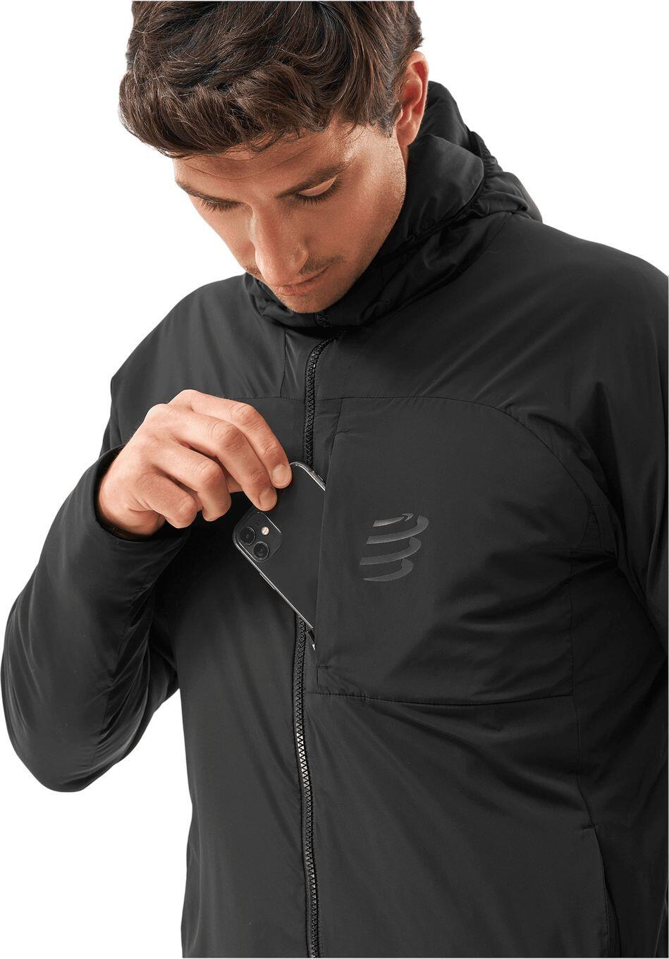 Casaco Compressport Into The Wool 2.0 para homem Preto 3/7
