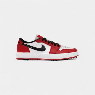 Jordan 1 Low Golf Spiked Varsity Red White Black