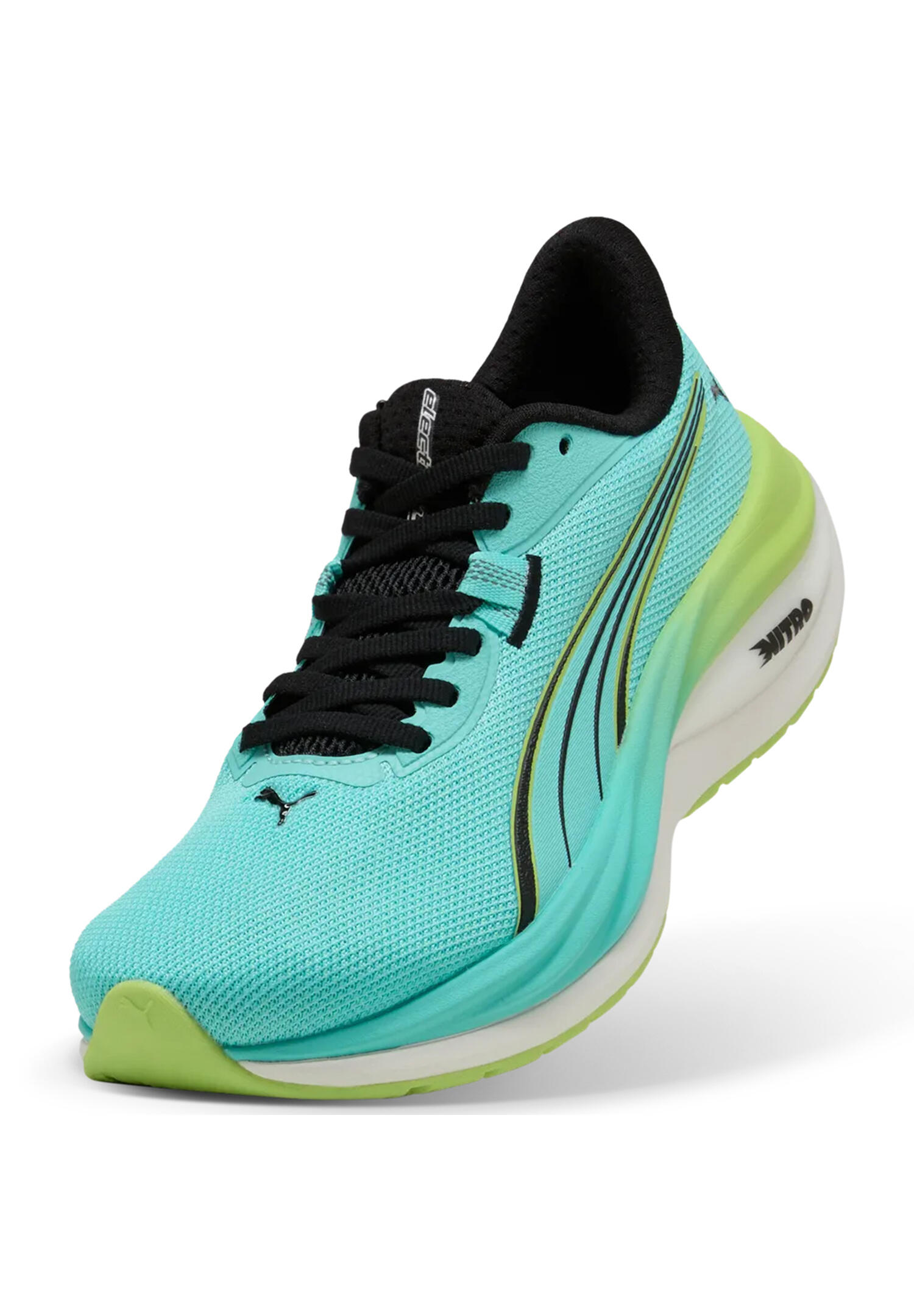 PUMA Kinder Electrify NITRO 5 JR Laufschuh 314039 06 Mint Lime Black -Mint tea 5/6