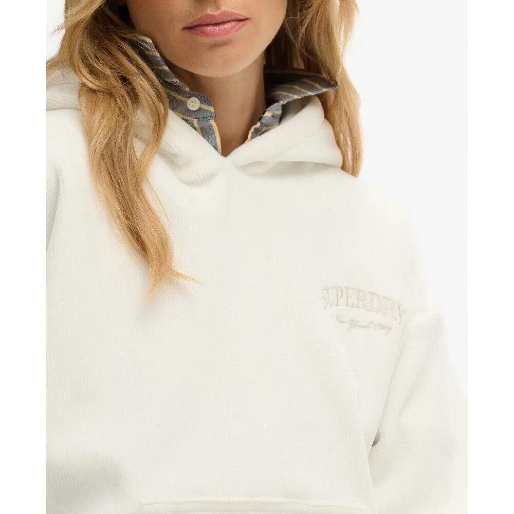 Felpa con cappuccio in velluto donna Superdry Country Club Relax 5/7