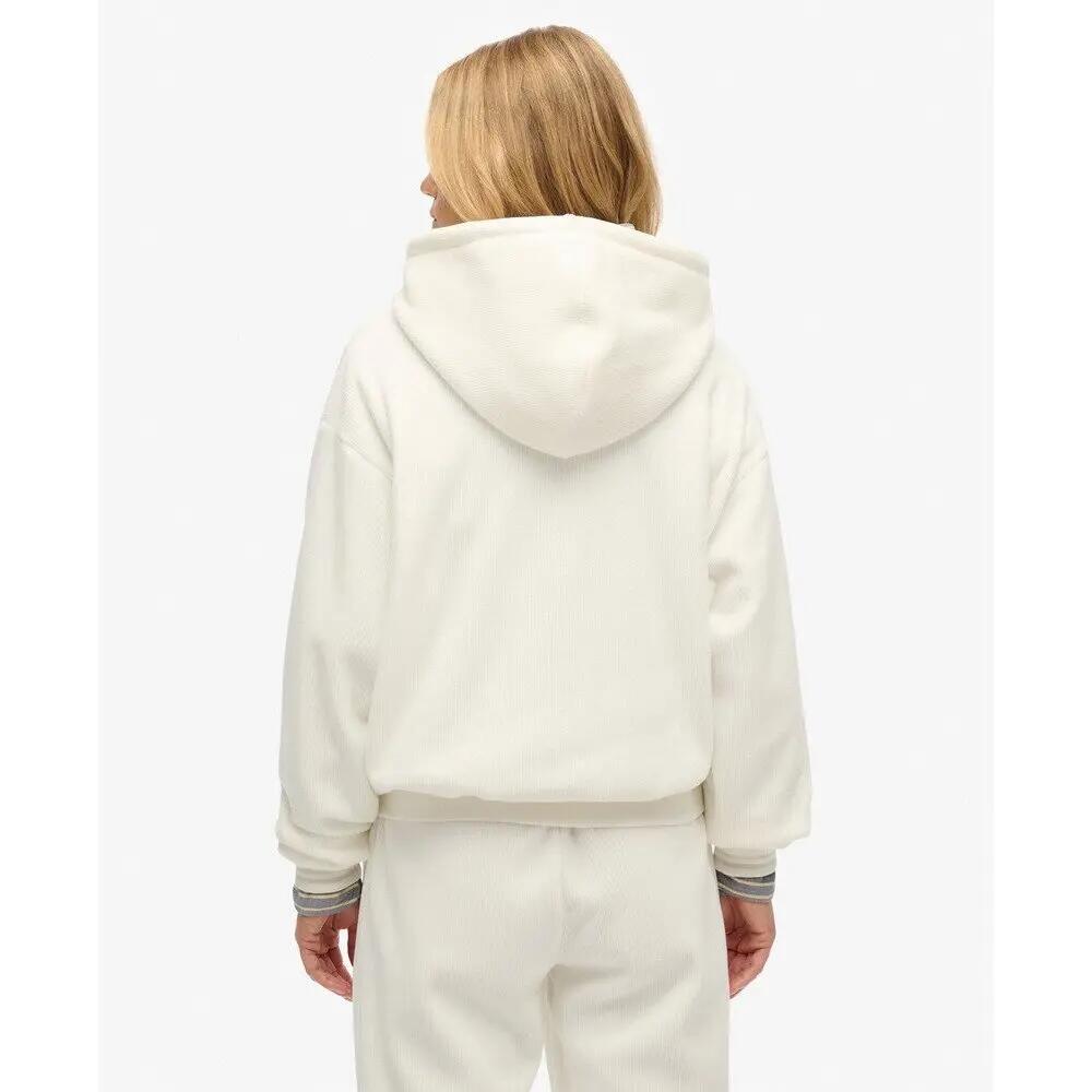 Felpa con cappuccio in velluto donna Superdry Country Club Relax 4/7