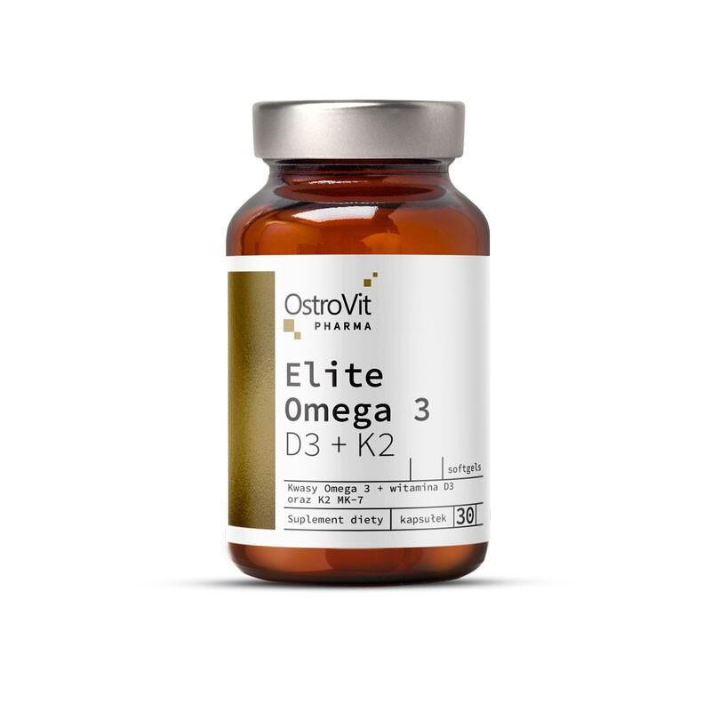 Omega 3 D3 K2 Elite - 30drages - Ostrovit