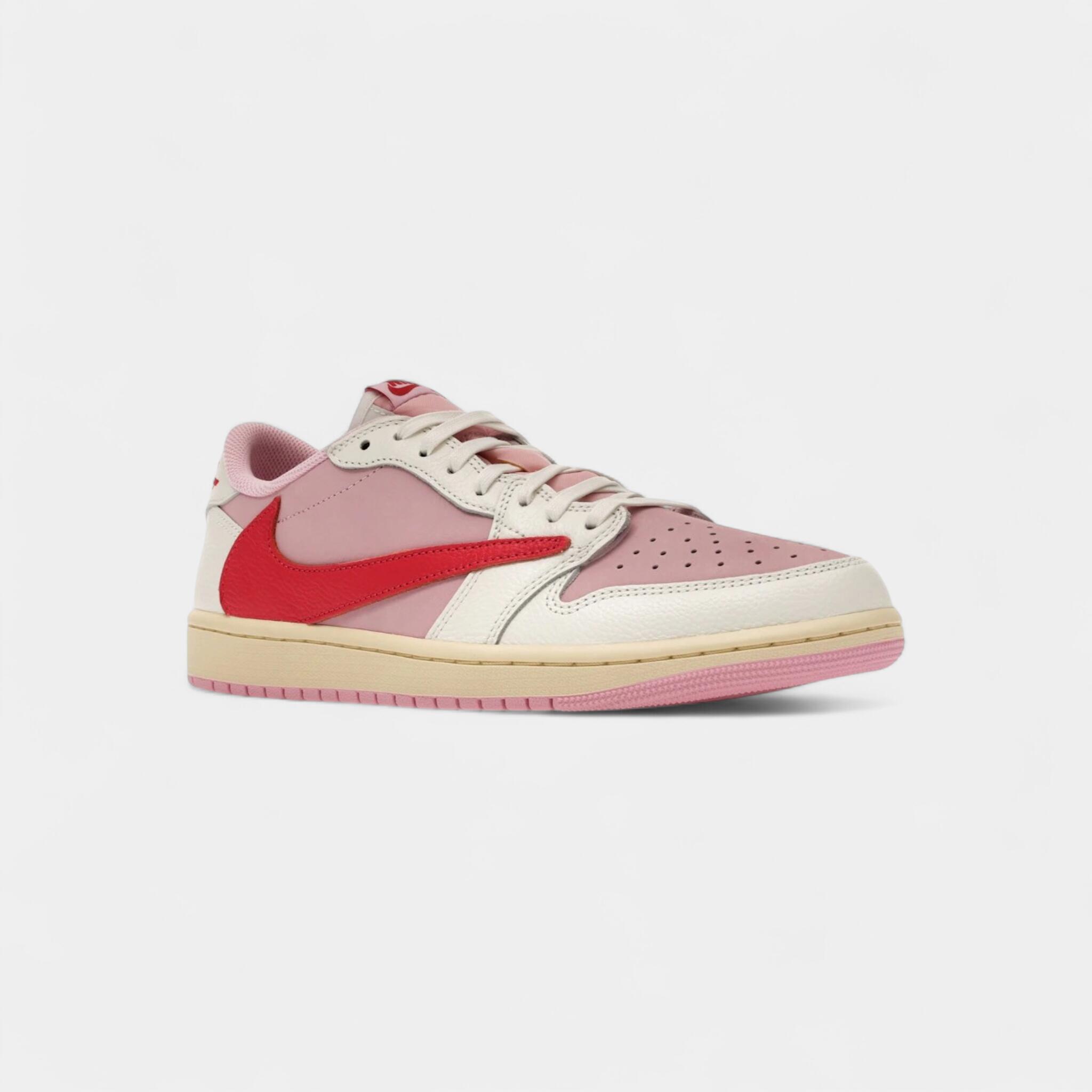 Jordan 1 Retro Low OG SP Travis Scott Sail Tropical Pink 2/4