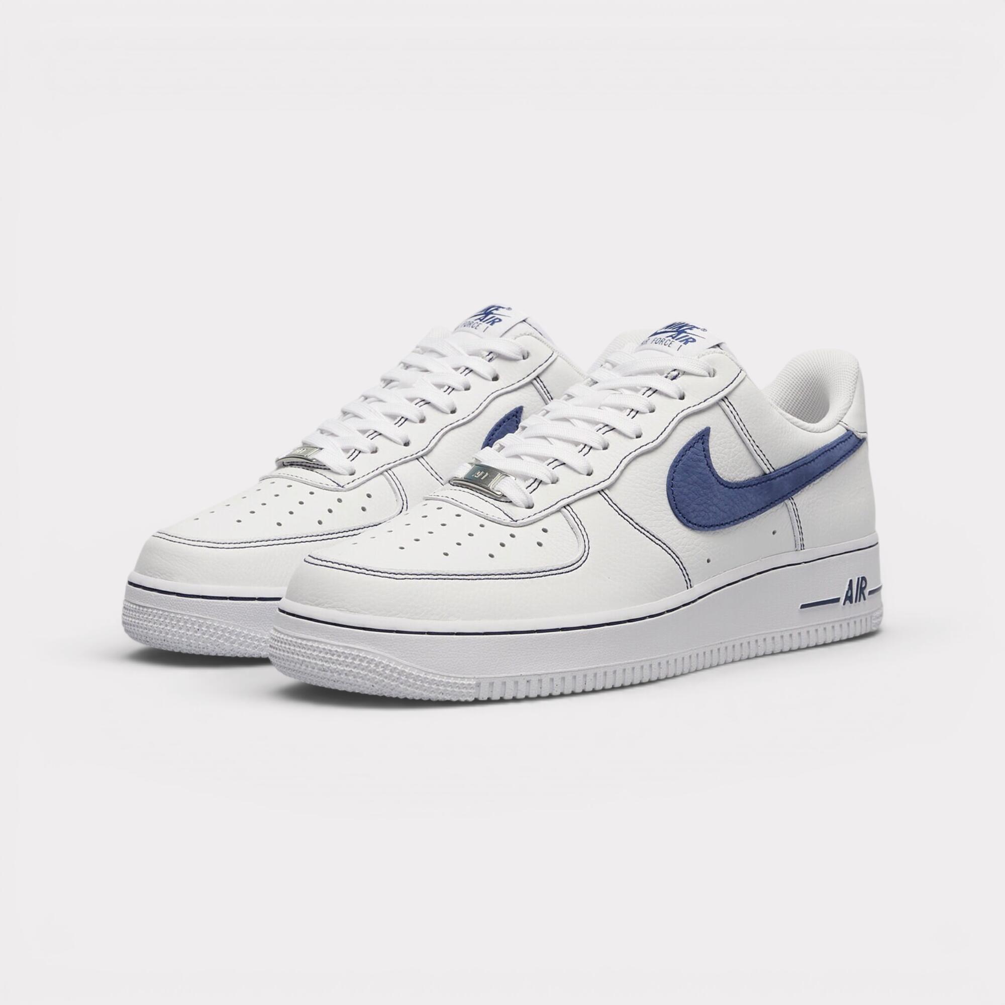 Nike Air Force 1 Low - White Royal Blue 2/7