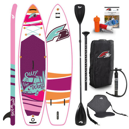 F2 Damen SUP Board Surf the Wave Limited Edition 10'0'' Pink