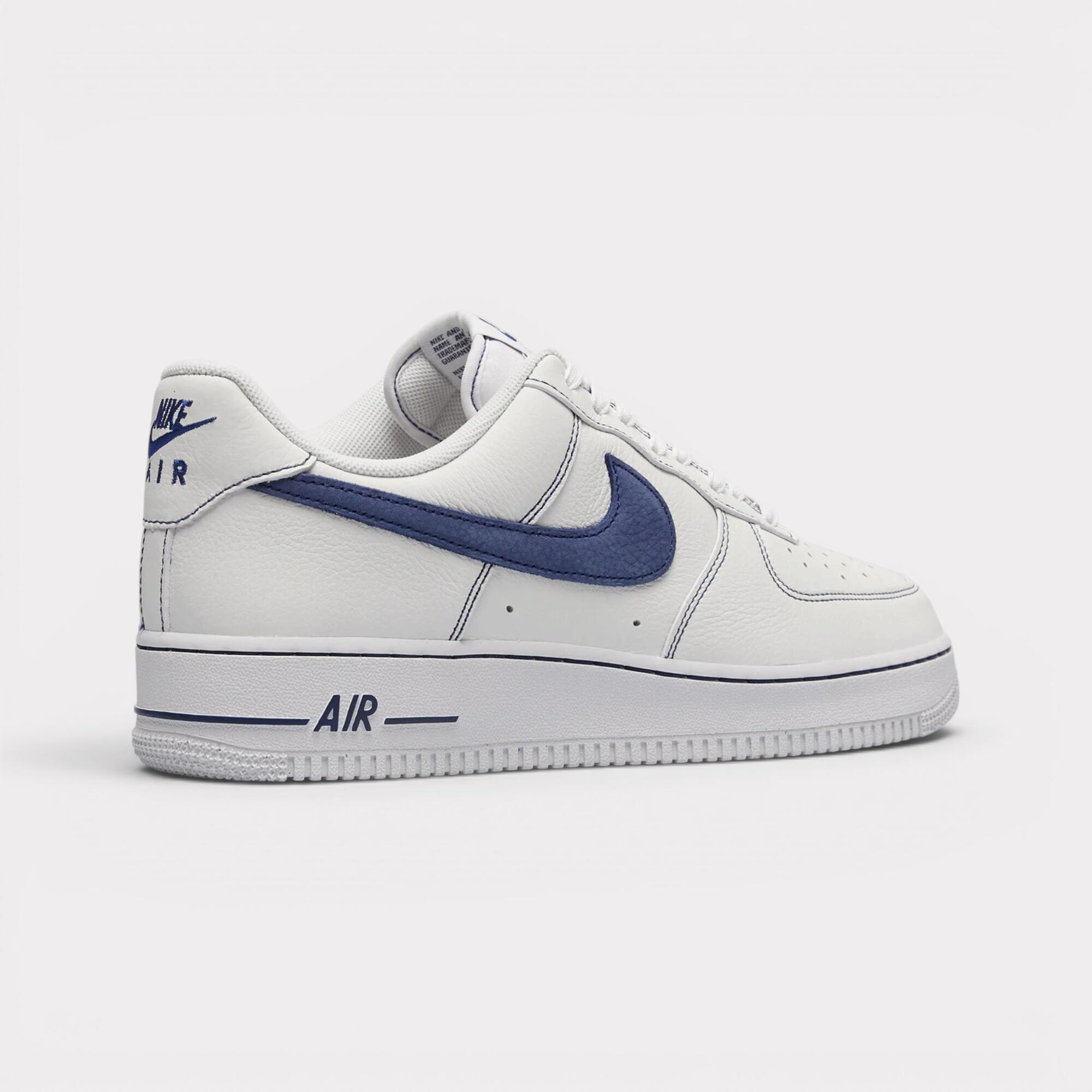Nike Air Force 1 Low - White Royal Blue 4/7