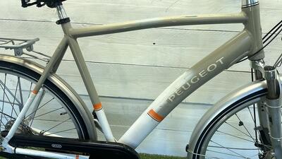 Peugeot stadsfiets bike, bruin