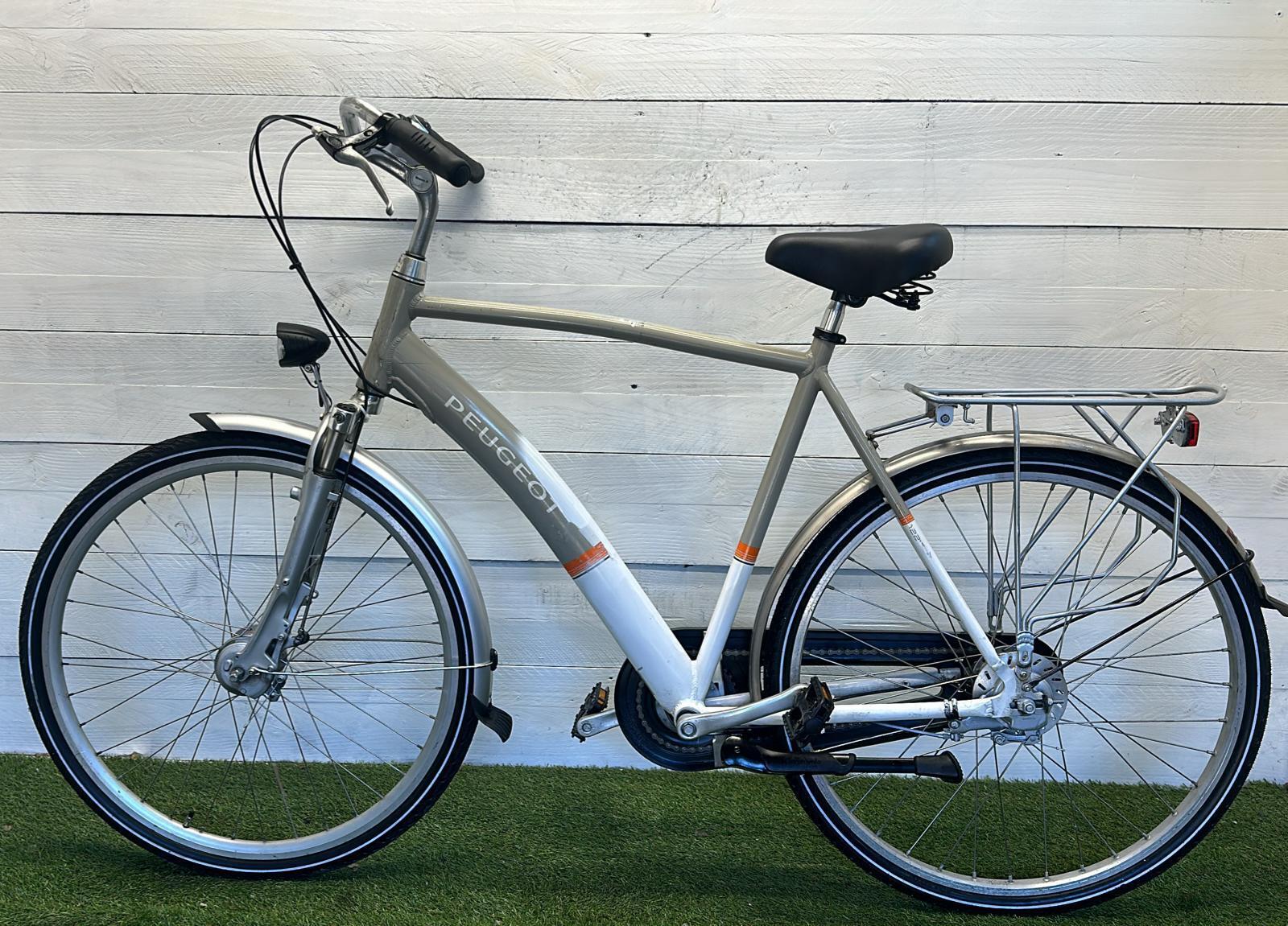 Peugeot stadsfiets bike, bruin 3/3