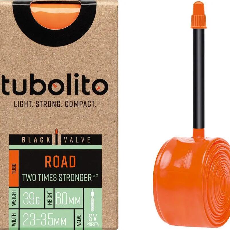 Tubolito Tubo-Road Inner Tube 700 mm Presta 60 mm (Black Valve)