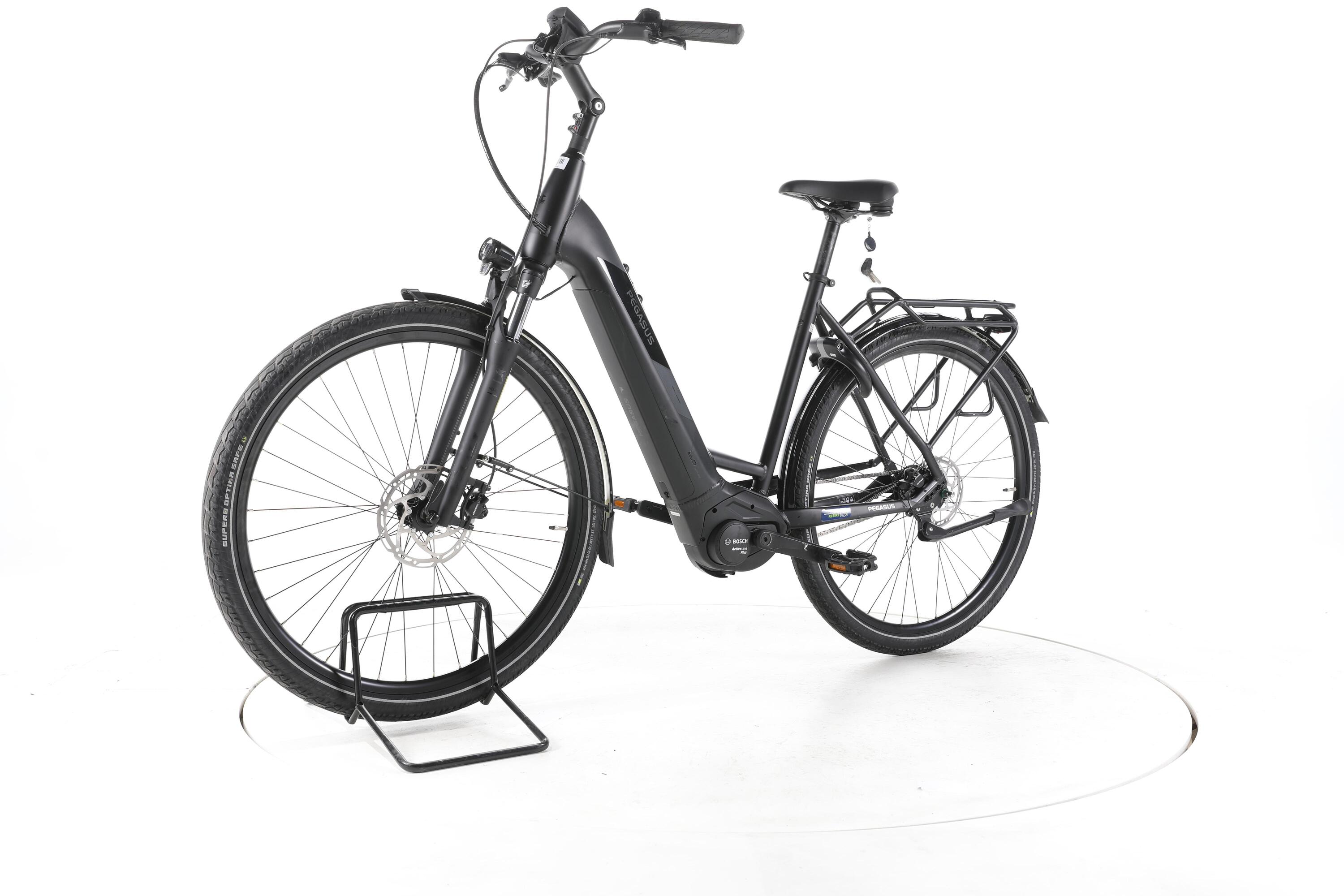 Tweedehands - Pegasus Solero EVO 8F City E-Bike Lage instap - Goed 5/7