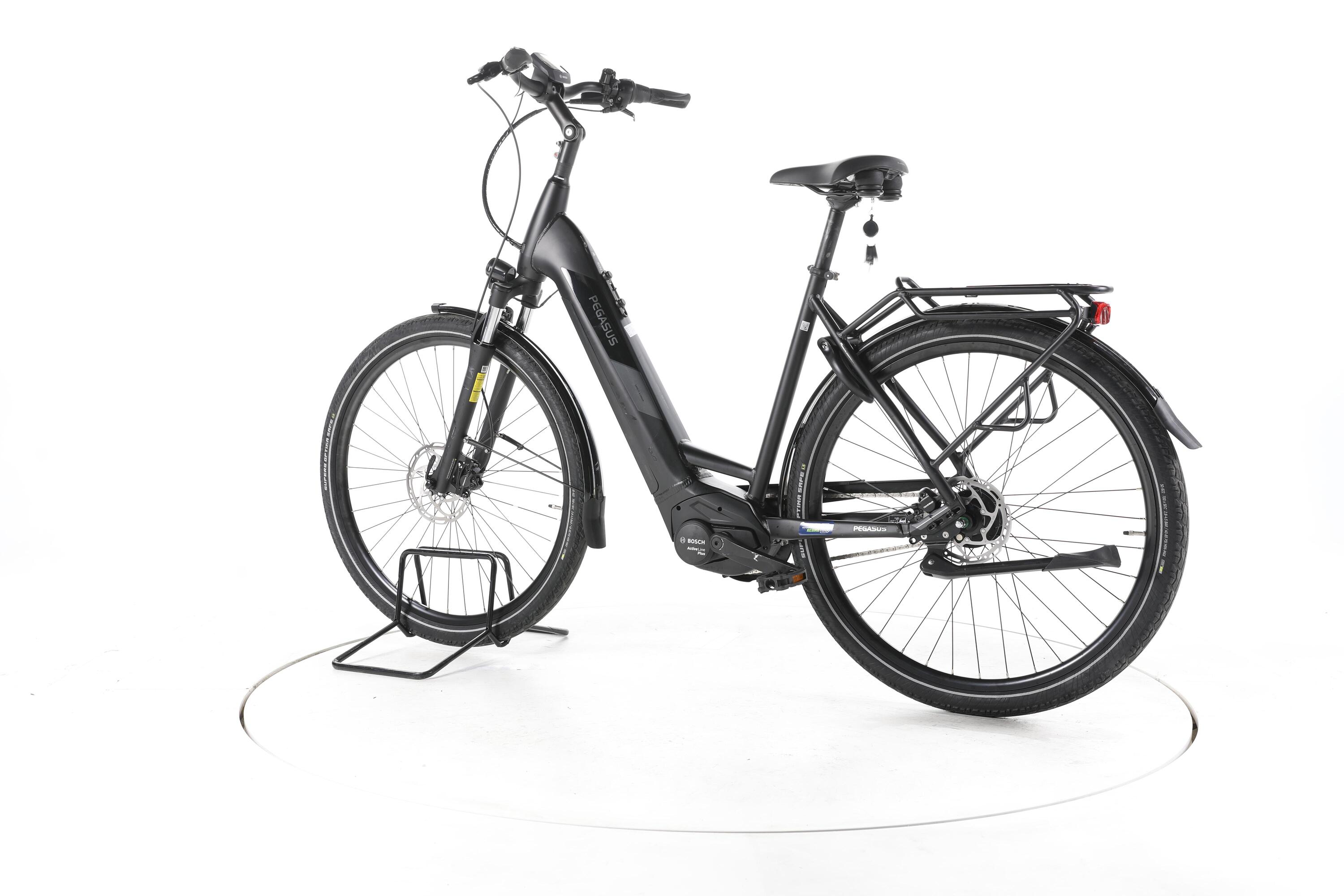 Tweedehands - Pegasus Solero EVO 8F City E-Bike Lage instap - Goed 7/7