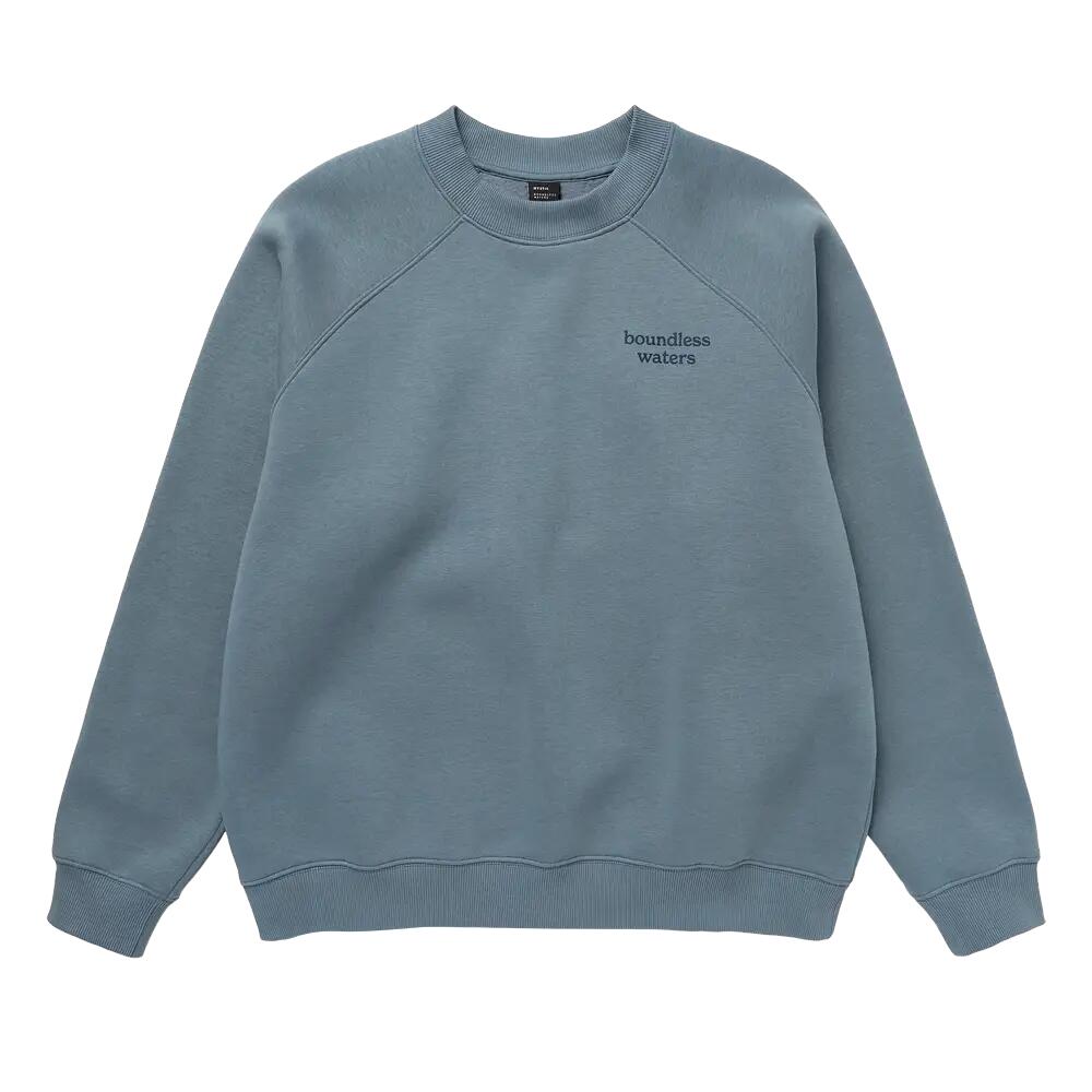 Mystic Enroute Crew Sweat - Tidal Blue 7/7