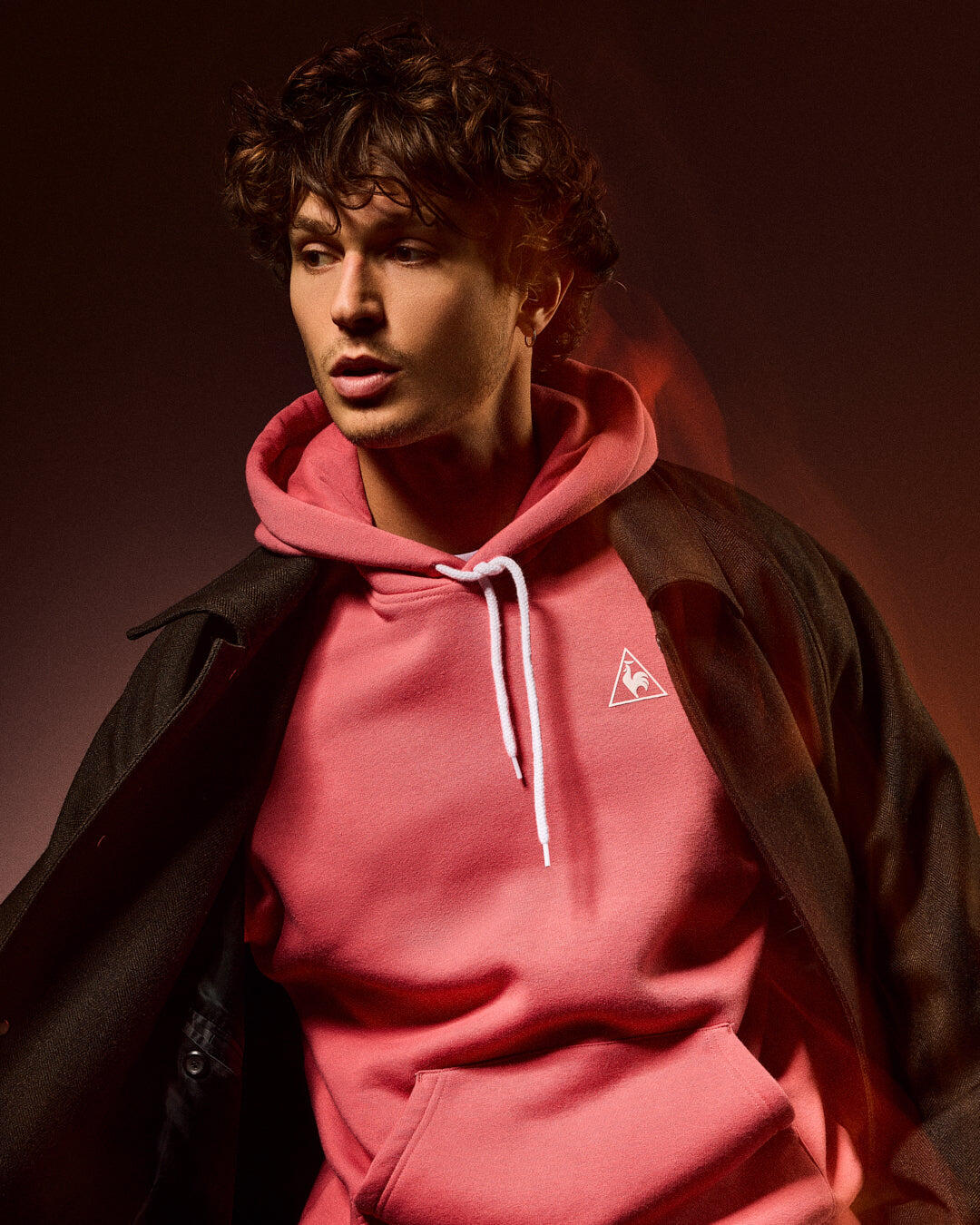 Sweat col rond relax en double face 5/6