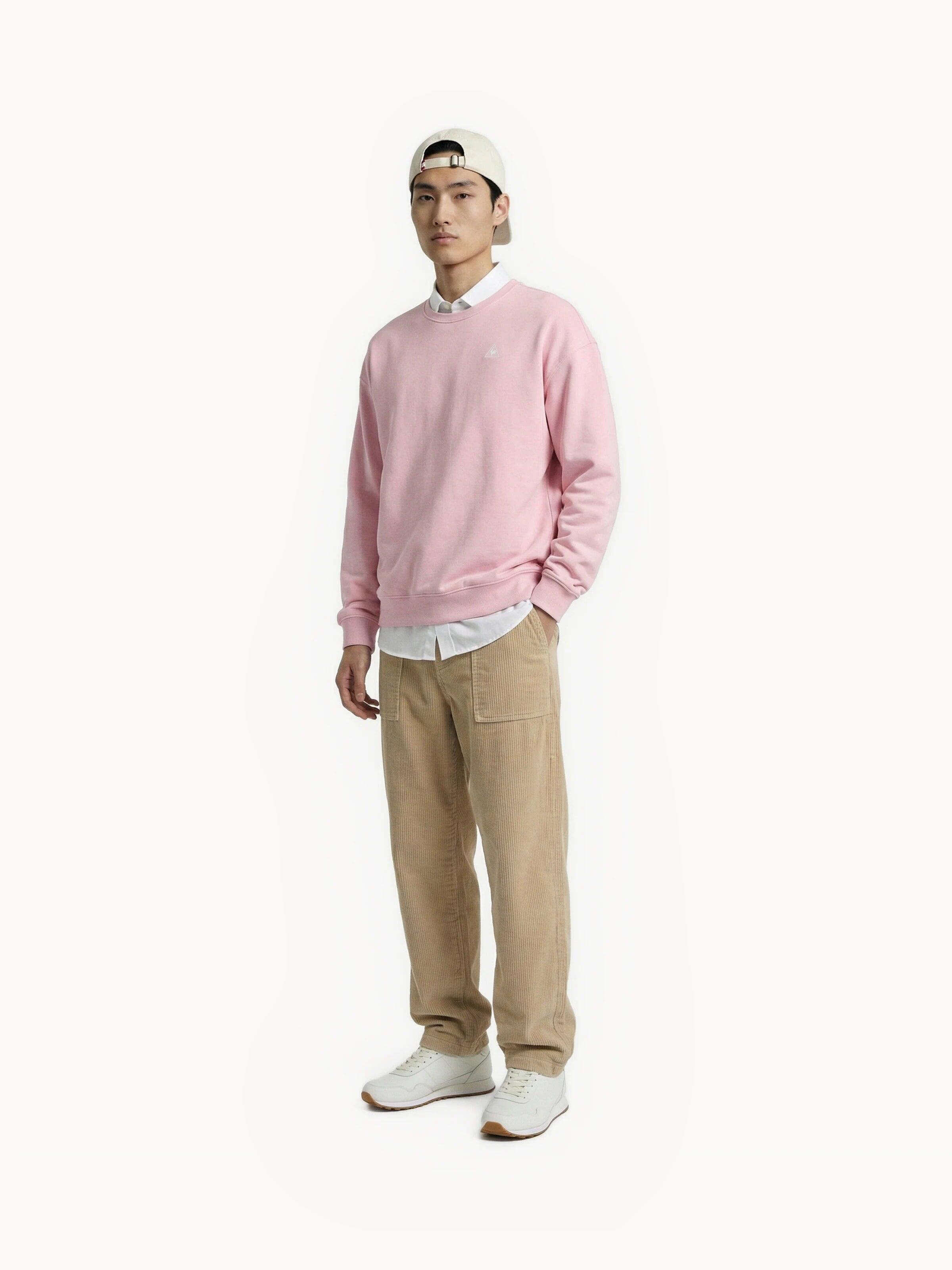 Sweat col rond relax en double face 4/6