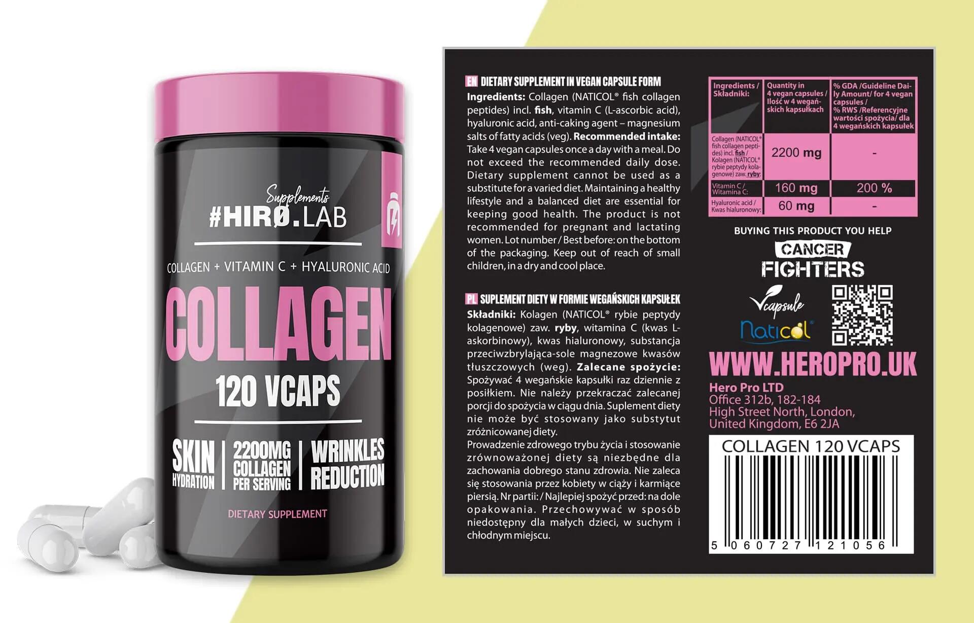 Hiro Lab Collagen 120 Caps 2/2