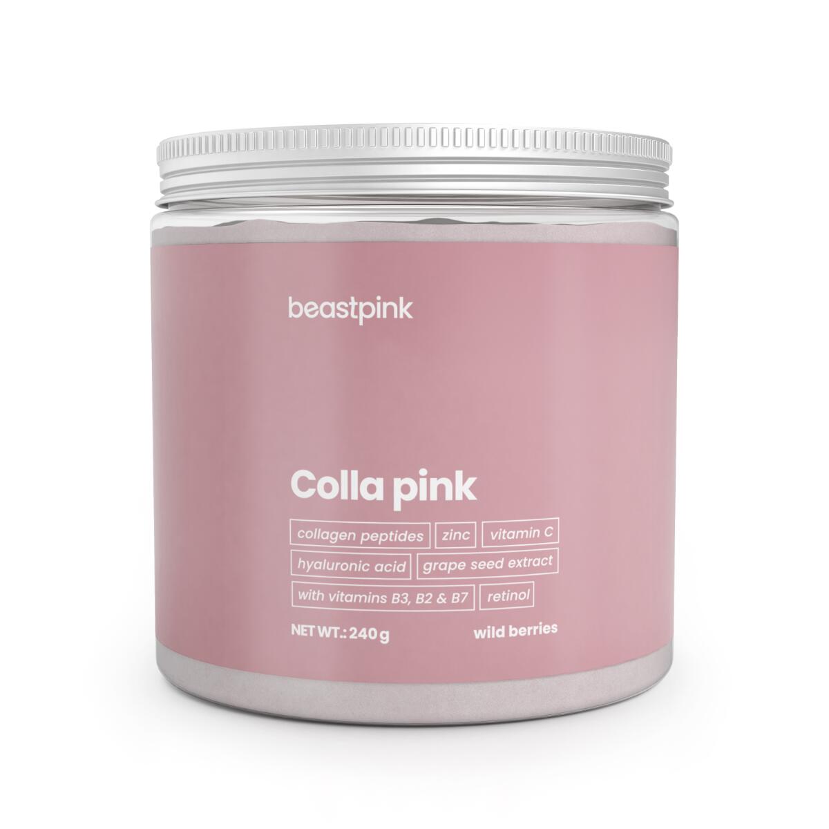 Napój kolagenowy Colla Pink proszek bez cukru