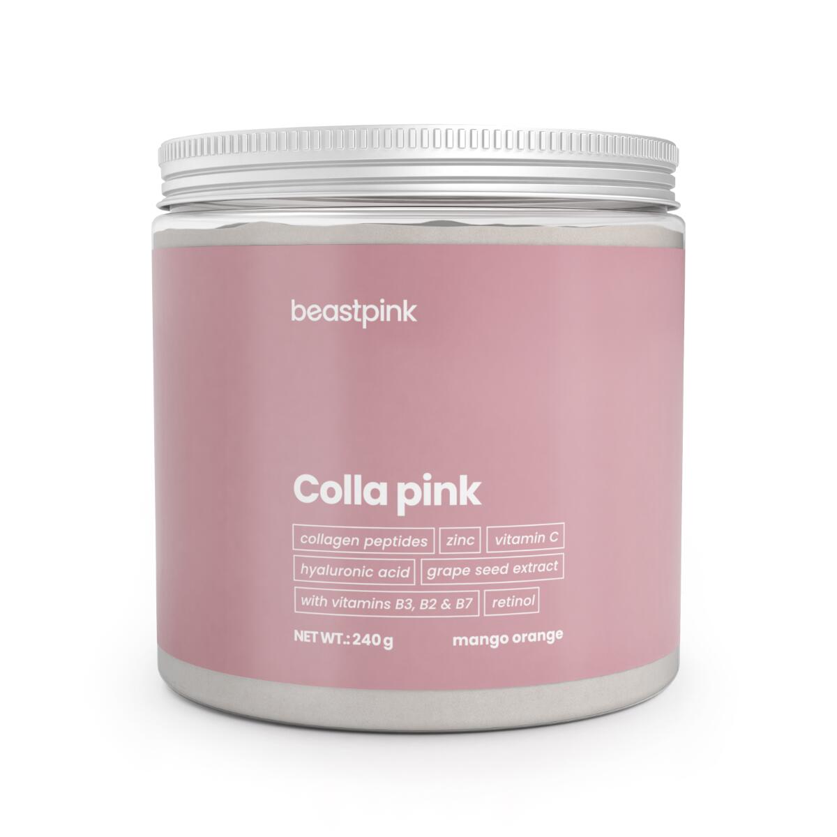 Napój kolagenowy Colla Pink proszek bez cukru