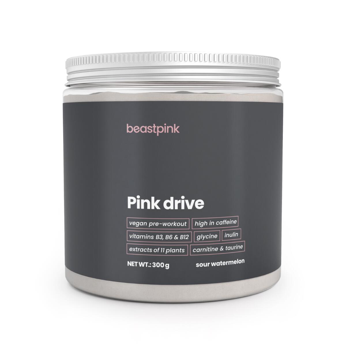BEASTPINK Pre-workout Pink Drive prášek 300 g