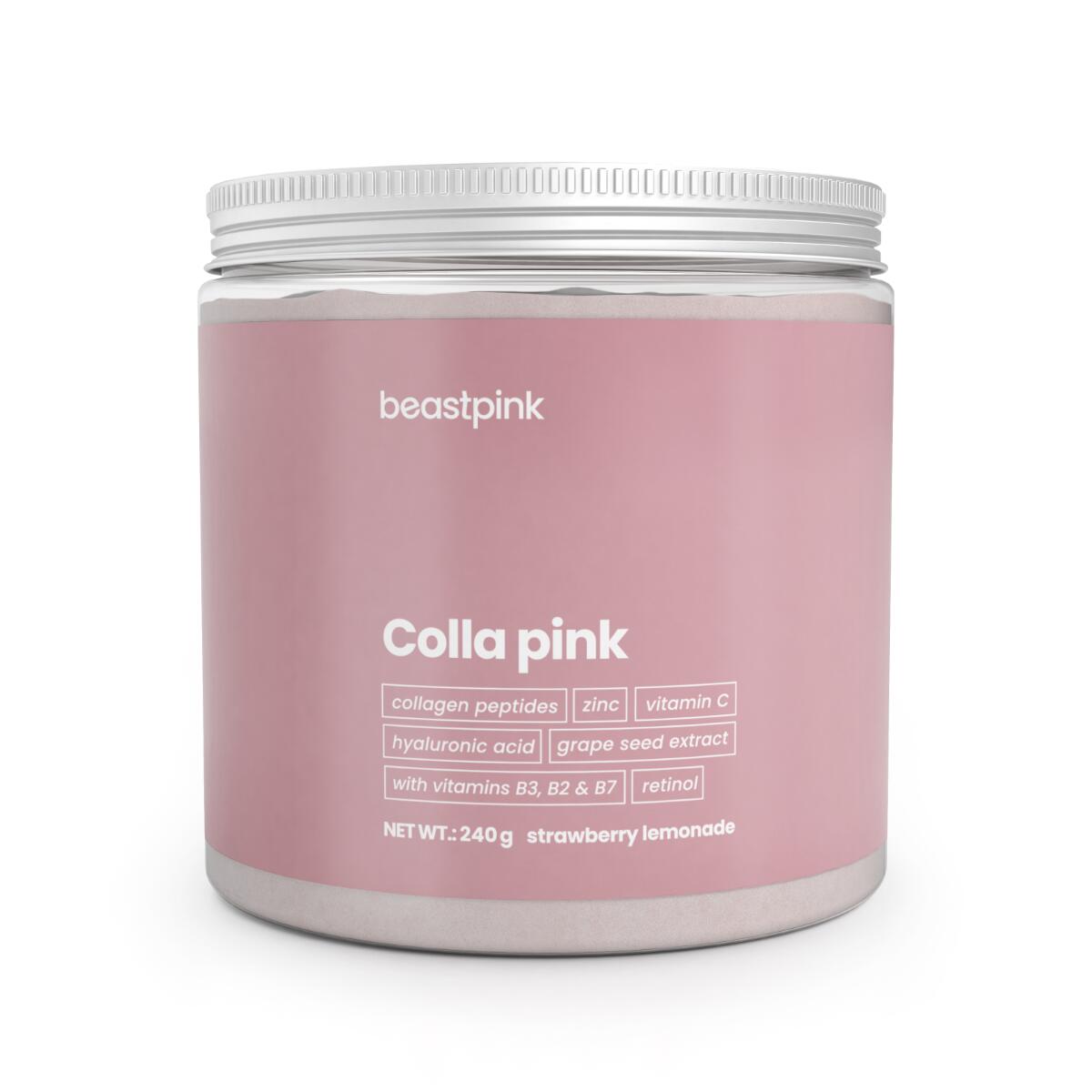 Napój kolagenowy Colla Pink proszek bez cukru