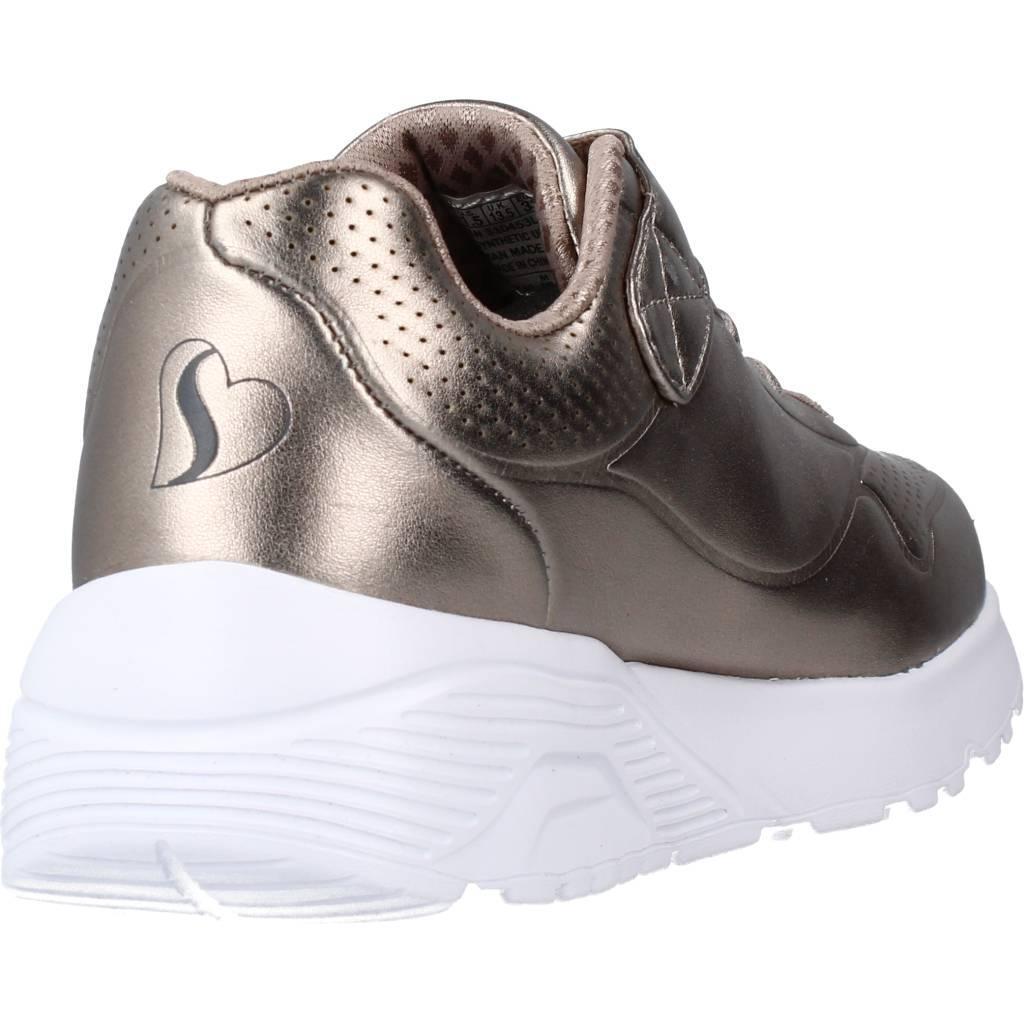 Buty SKECHERS UNO LITE CHROME STEPS Złoty 3/5