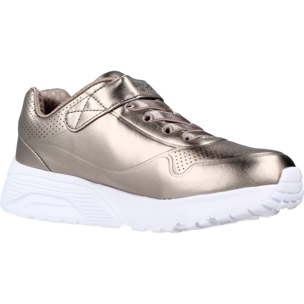 Buty SKECHERS UNO LITE CHROME STEPS Złoty 5/5